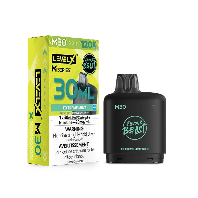 Level X M Series Pod - Flavour Beast - Extreme Mint Iced