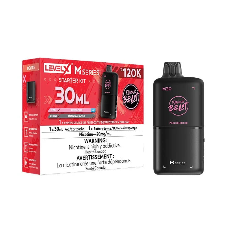 Level X M Series Pod - Flavour Beast - Pink Bomb Iced
