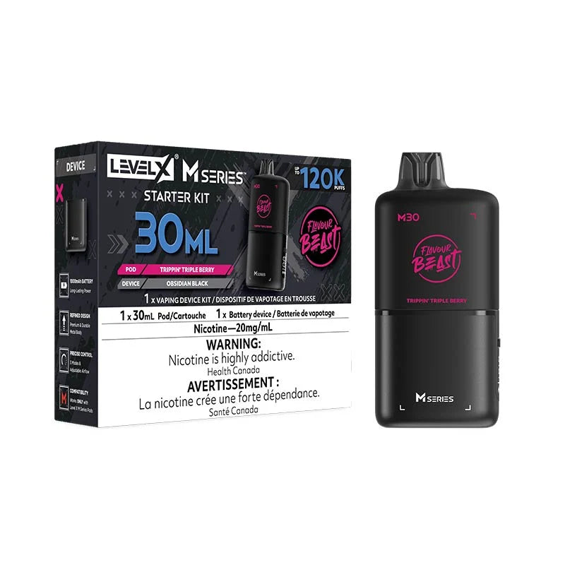 Level X M Series Pod - Flavour Beast - Trippin' Triple Berry