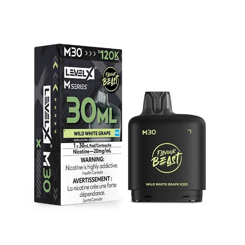 Level X M Series Pod - Flavour Beast - Wild White Grape Iced
