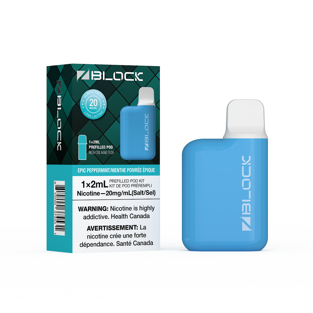 Epic Peppermint – ZBlock 2mL Starter Kit
