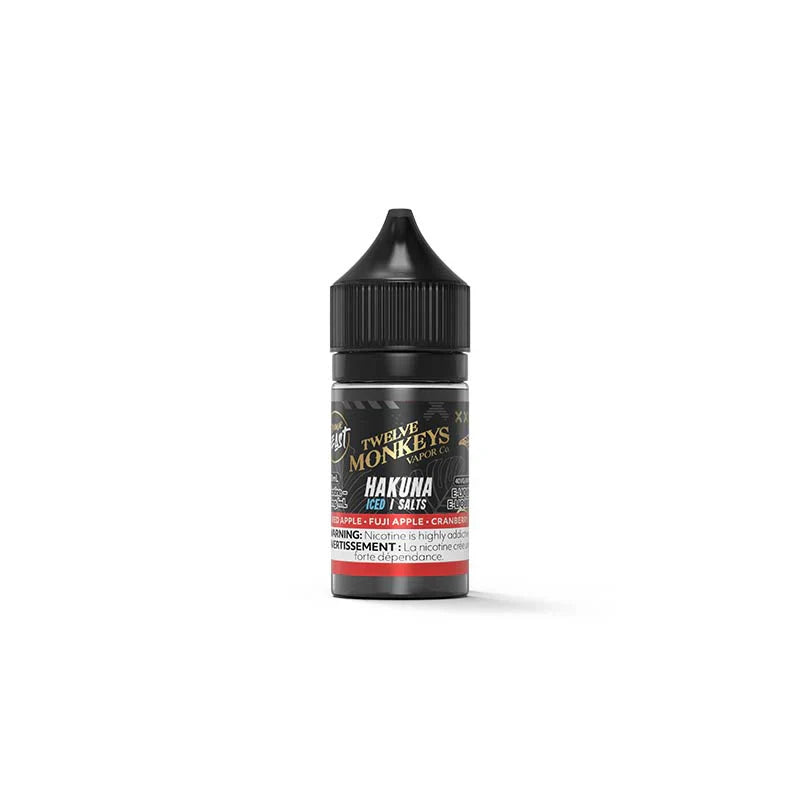 Hakuna Iced by Flavour Beast X 12 Monkeys - Salt Nic Vape Juice