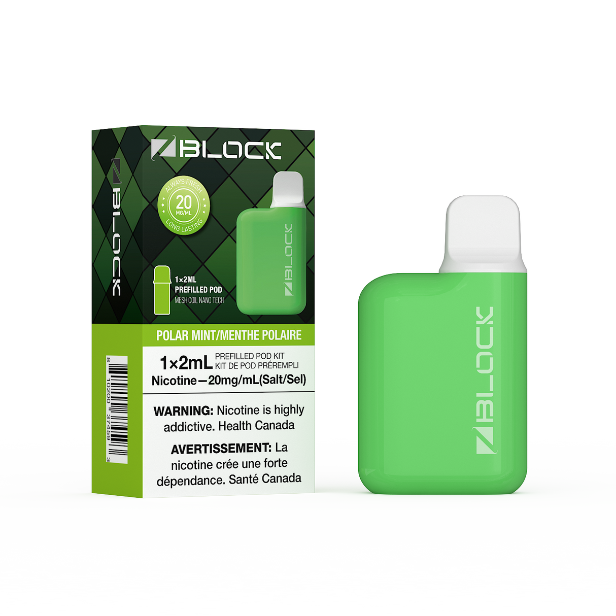 Polar Mint – ZBlock 2mL Starter Kit