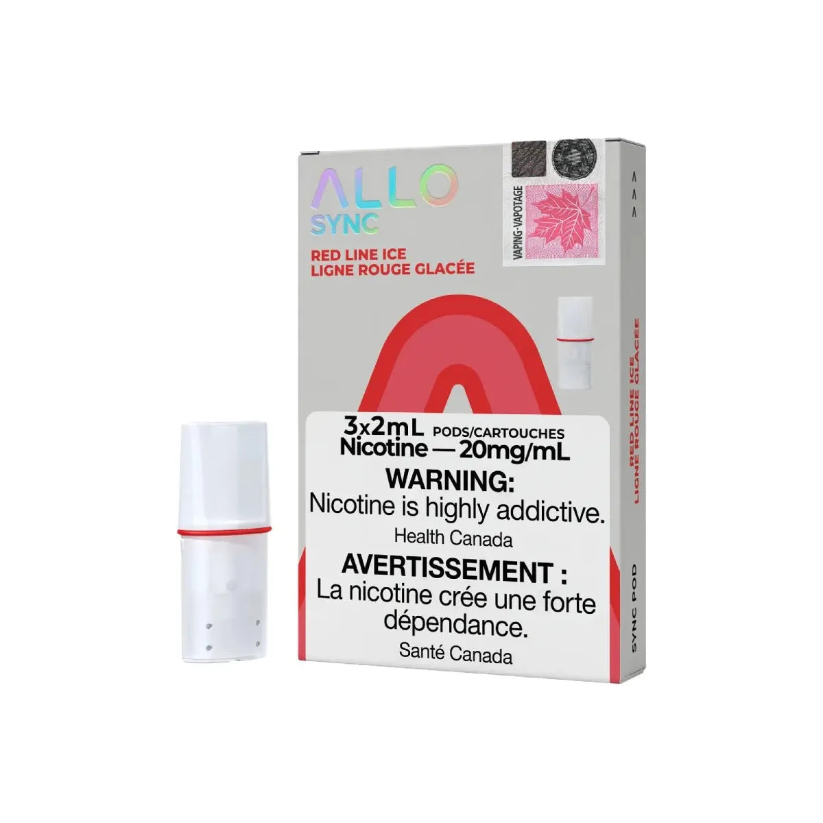 Shop ALLO Sync Pod Pack - Redline Ice - at Vapeshop Mania