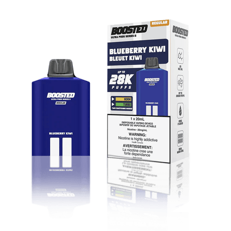 BOOSTED - Boosted Ultra Series II 28K Pod 20ml - Blueberry Kiwi - Psycho Vape