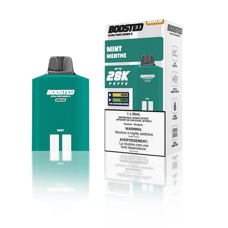 BOOSTED - Boosted Ultra Series II 28K Pod 20ml - Mint - Psycho Vape