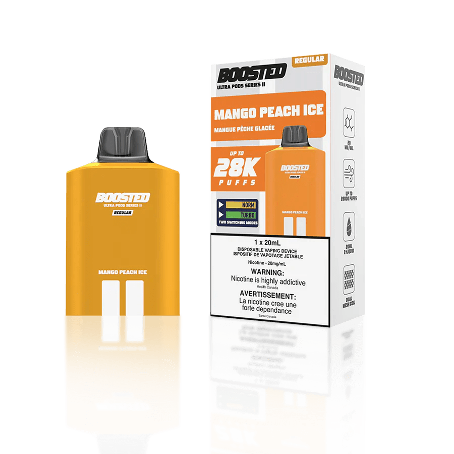 BOOSTED - Boosted Ultra Series II 28K Pod 20ml - Peach Ice - Psycho Vape