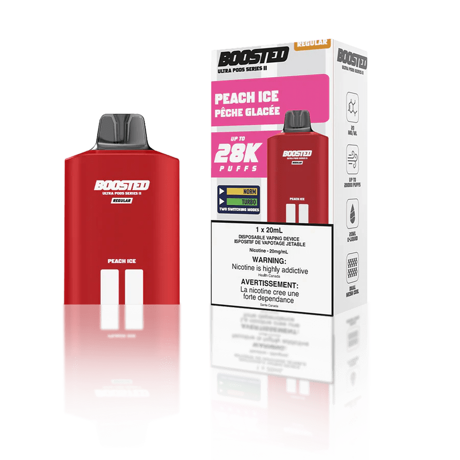 BOOSTED - Boosted Ultra Series II 28K Pod 20ml - Peach Ice - Psycho Vape