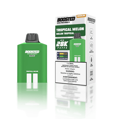 BOOSTED - Boosted Ultra Series II 28K Pod 20ml - Tropical Melon - Psycho Vape