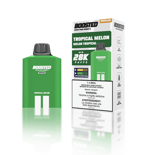 BOOSTED - Boosted Ultra Series II 28K Pod 20ml - Tropical Melon - Psycho Vape