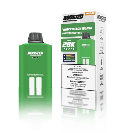 BOOSTED - Boosted Ultra Series II 28K Pod 20ml - Watermelon Guava - Psycho Vape