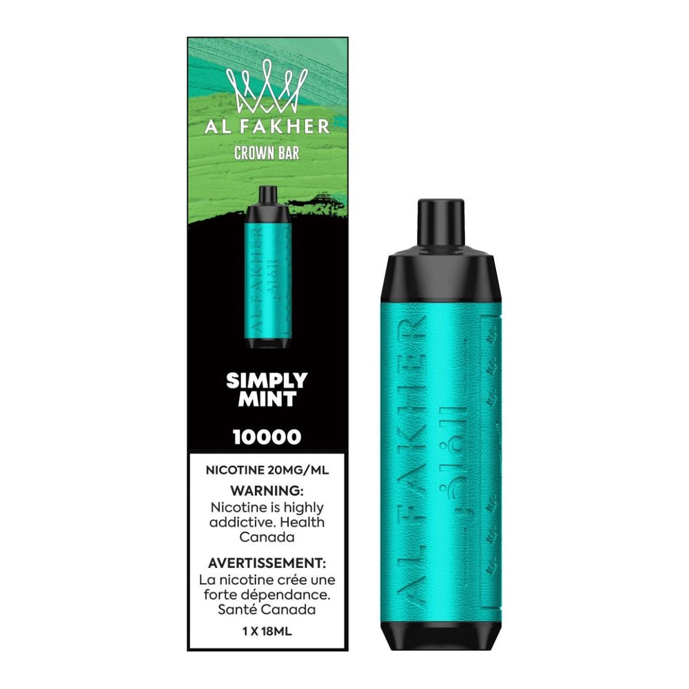 Shop Crown Bar 10K Disposable - Simply Mint - at Vapeshop Mania