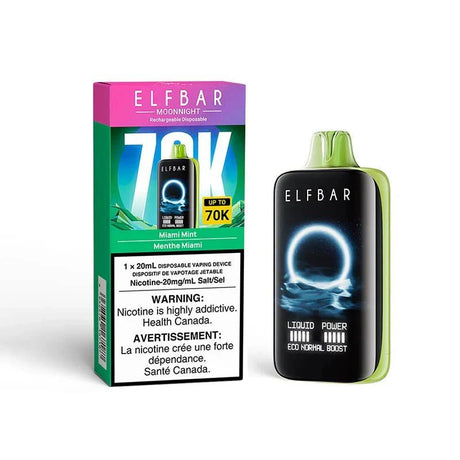 ELF BAR - ELF Bar MoonNight 70K Disposable - Miami Mint - Psycho Vape