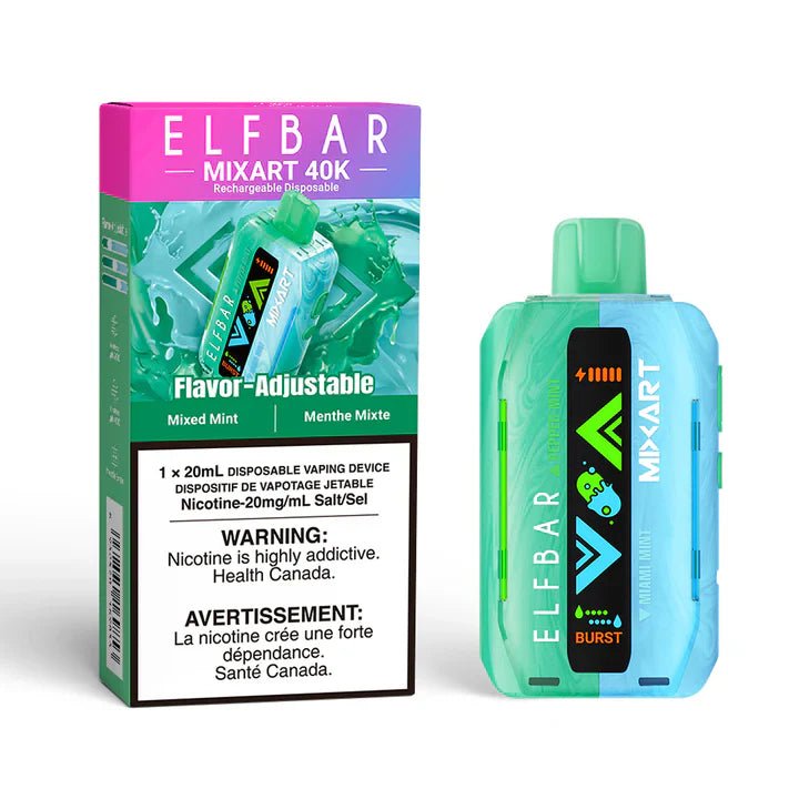 ELF BAR - Elfbar MixArt 40K Disposable - Mixed Mint - Psycho Vape