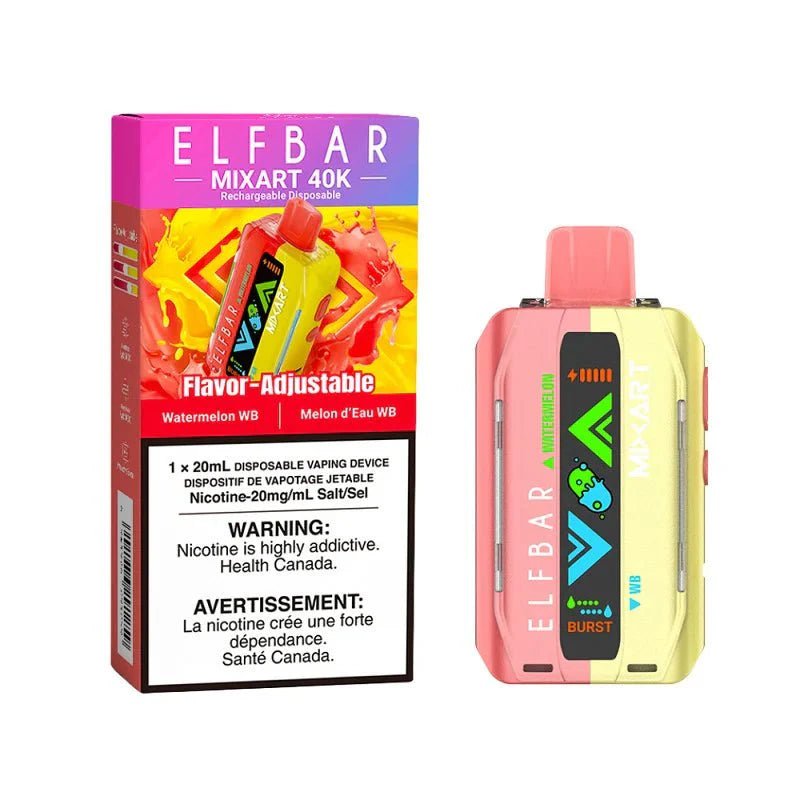 ELF BAR - Elfbar MixArt 40K Disposable - Watermelon WB - Psycho Vape