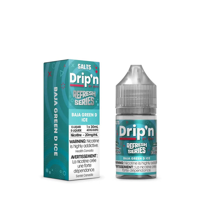 ENVI - Baja Green D Ice by Drip'n Envi Refresh - Salt Nic Vape Juice - Psycho Vape
