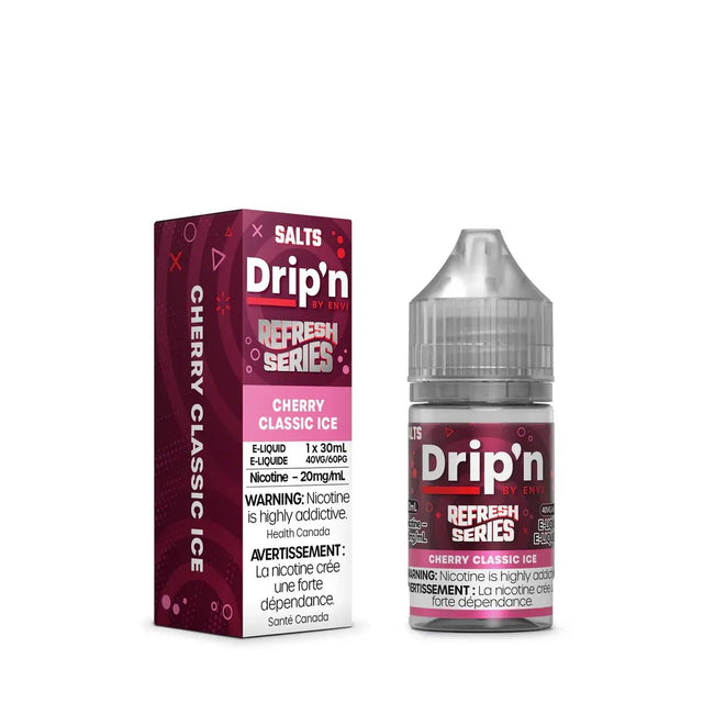 ENVI - Cherry Classic Ice by Drip'n Envi Refresh - Salt Nic Vape Juice - Psycho Vape