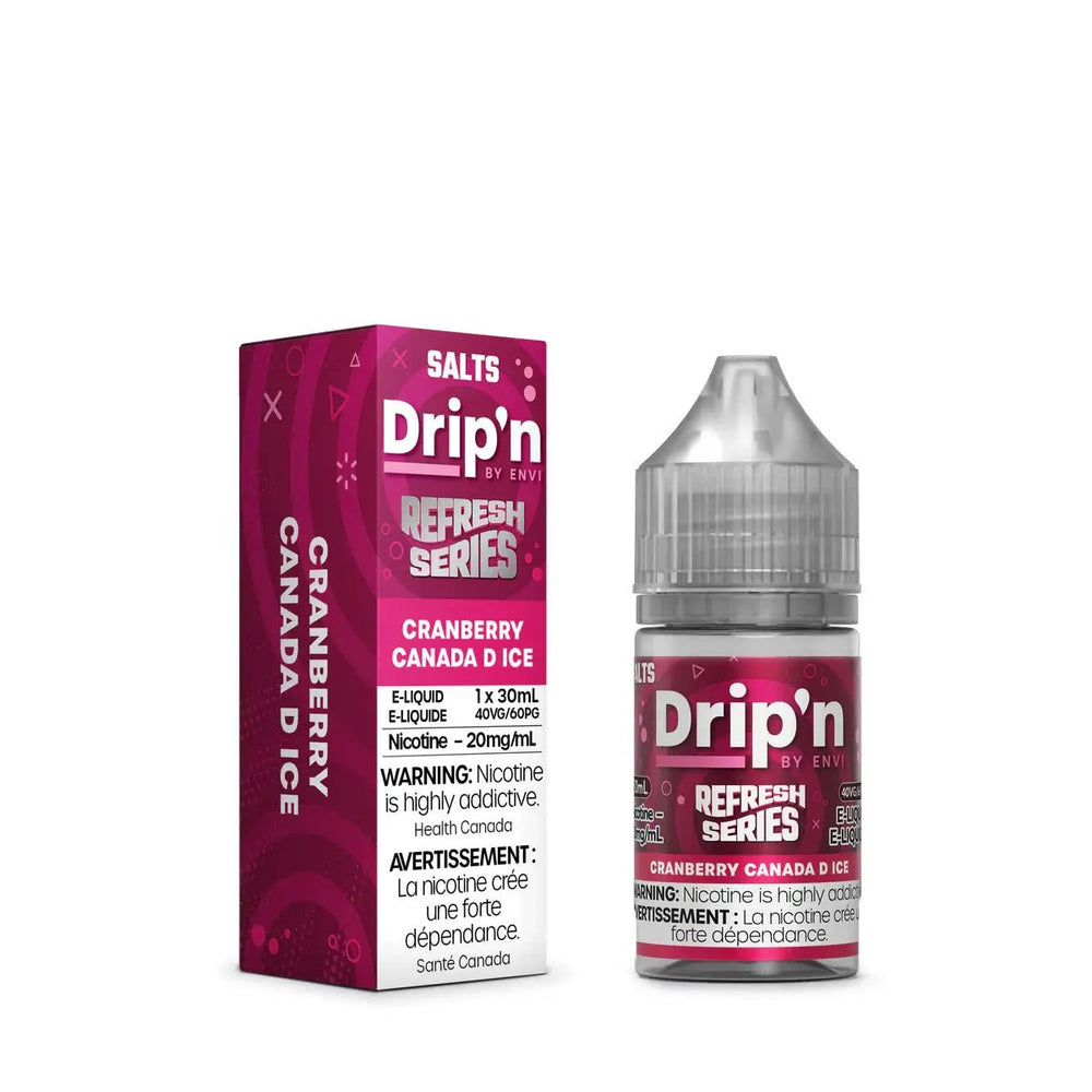 ENVI - Cranberry Canada D Ice by Drip'n Envi Refresh - Salt Nic Vape Juice - Psycho Vape