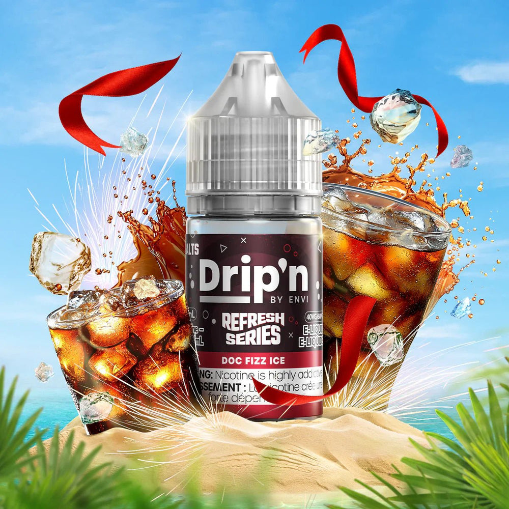 ENVI - Doc Fizz Ice by Drip'n Envi Refresh - Salt Nic Vape Juice - Psycho Vape