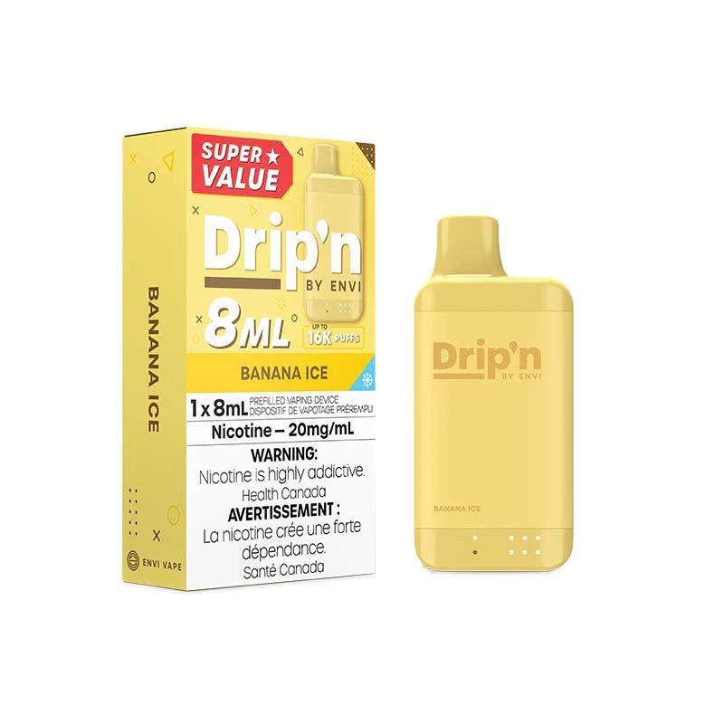 ENVI - Drip'n by Envi 16K Disposable - Banana Ice - Psycho Vape