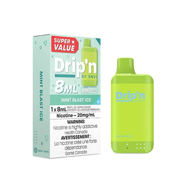 ENVI - Drip'n by Envi 16K Disposable - Mint Blast Ice - Psycho Vape