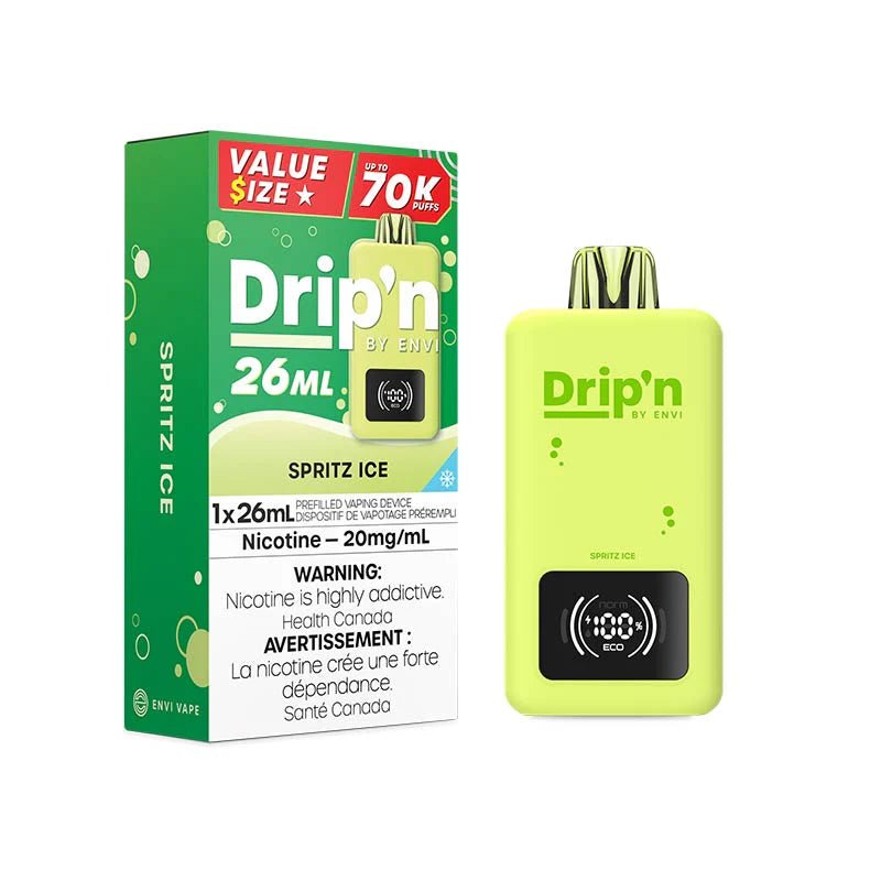 ENVI - Drip'n by Envi 70K Disposable - Spritz Ice - Psycho Vape