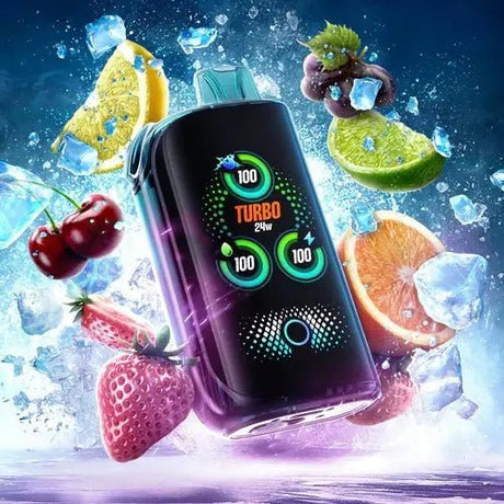 ENVI - Drip'n by Envi x Fasta Blast 30K Disposable - Electric Fruit Blast Ice - Psycho Vape