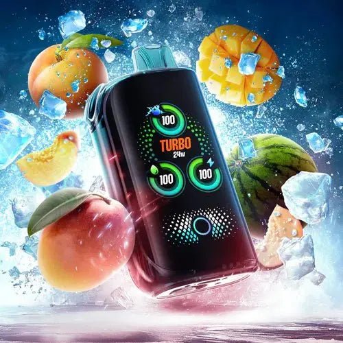 ENVI - Drip'n by Envi x Fasta Blast 30K Disposable - Mango Peach Watermelon Ice - Psycho Vape