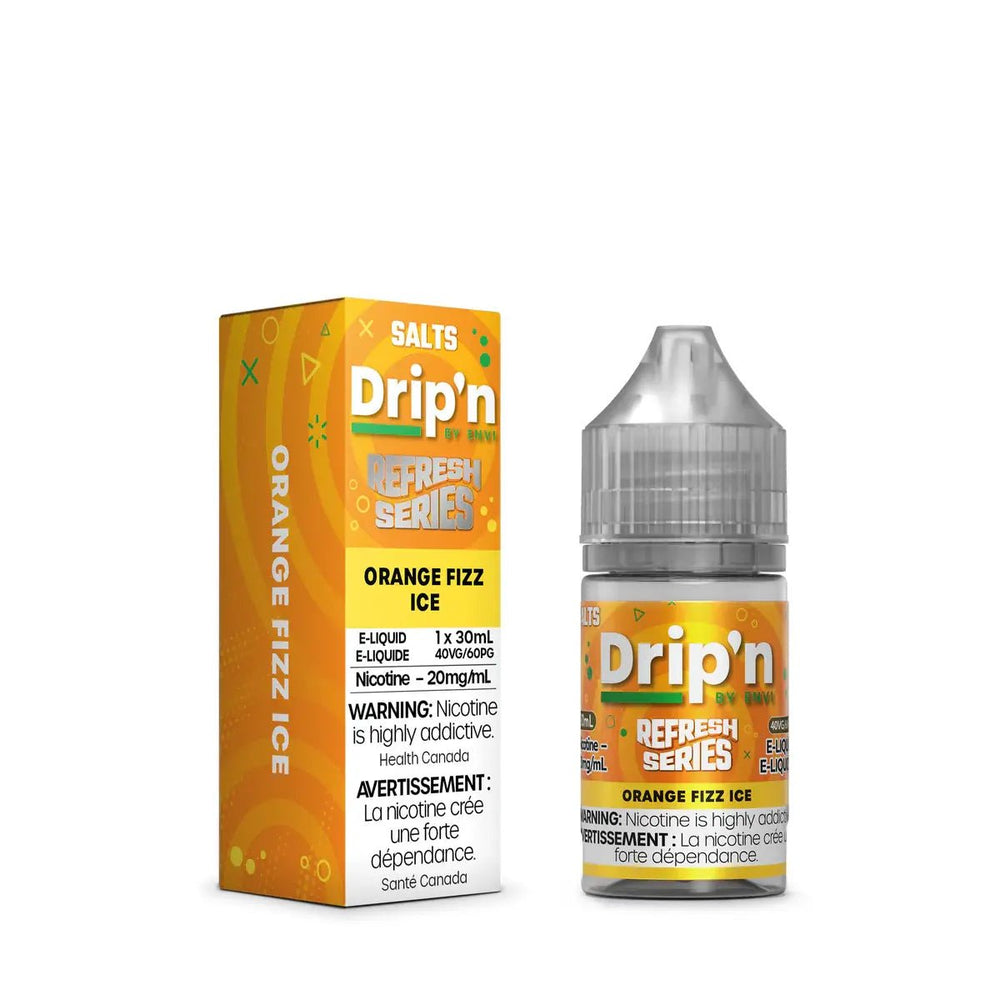 ENVI - Orange Fizz Ice by Drip'n Envi Refresh - Salt Nic Vape Juice - Psycho Vape