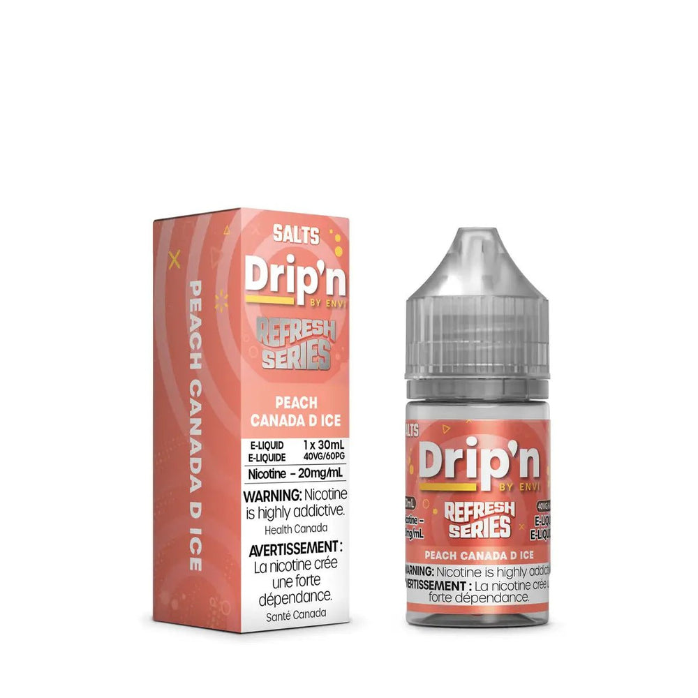 ENVI - Peach Canada D Ice by Drip'n Envi Refresh - Salt Nic Vape Juice - Psycho Vape
