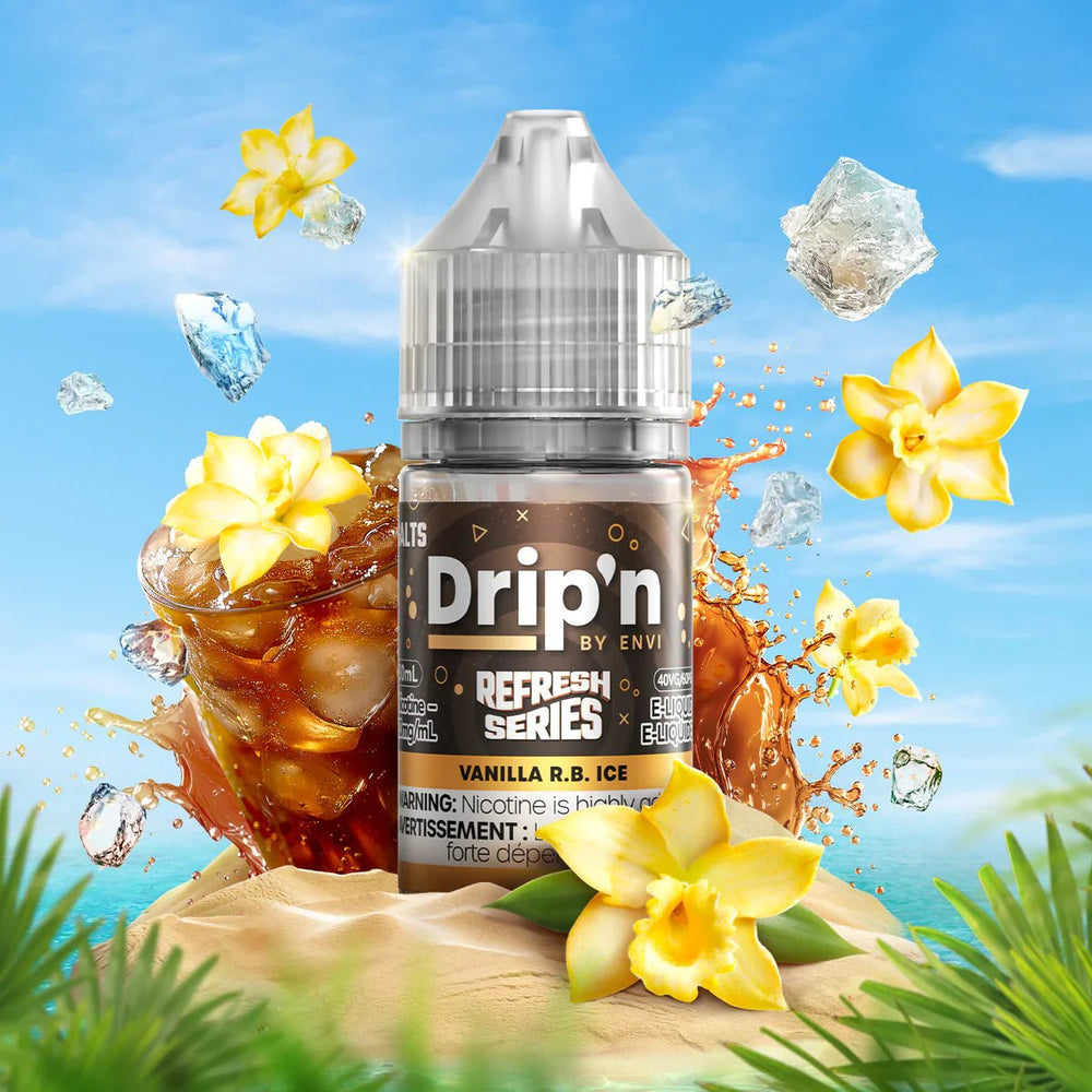 ENVI - Vanilla R.B. Ice by Drip'n Envi Refresh - Salt Nic Vape Juic - Psycho Vape