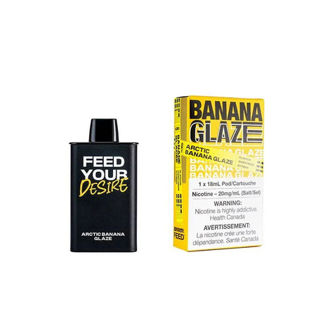 FEED - FEED 9000 Puffs Pre - filled Pod - Arctic Banana Glaze - Psycho Vape