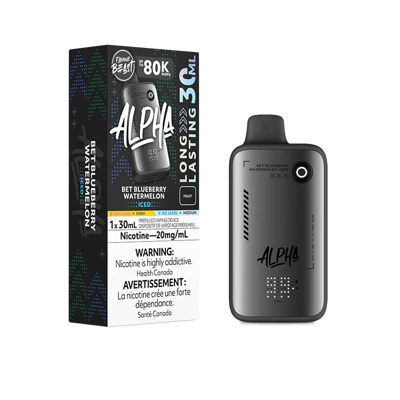Flavour Beast Alpha 80K - Bet Blueberry Watermelon Iced - Psycho Vape