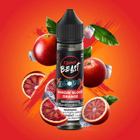 FLAVOUR BEAST - Bangin Blood Orange Iced by Flavour Beast - Salt Nic Vape Juice - Psycho Vape