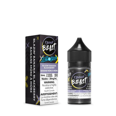FLAVOUR BEAST - Blazin' Banana Blackberry Iced by Flavour Beast - Salt Nic Vape Juice - Psycho Vape