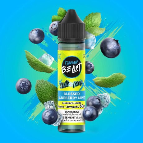 FLAVOUR BEAST - Blessed Blueberry Mint Iced by Flavour Beast - Salt Nic Vape Juice - Psycho Vape