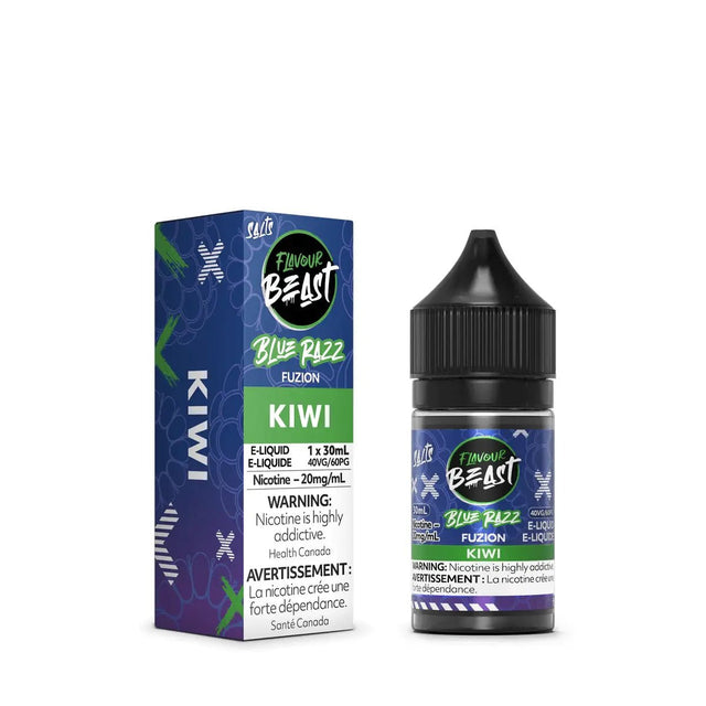 FLAVOUR BEAST - Blue Razz Fuzion Kiwi by Flavour Beast - Salt Nic Vape Juice - Psycho Vape