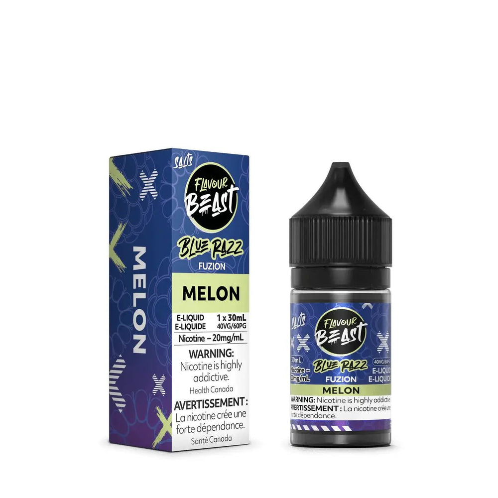 FLAVOUR BEAST - Blue Razz Fuzion Melon by Flavour Beast - Salt Nic Vape Juice - Psycho Vape