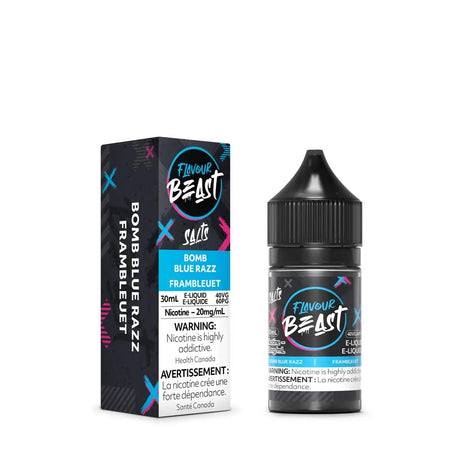 FLAVOUR BEAST - Bomb Blue Razz by Flavour Beast - Salt Nic Vape Juice - Psycho Vape