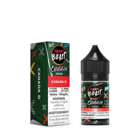 FLAVOUR BEAST - Chuggin Canada D Iced by Flavour Beast - Salt Nic Vape Juice - Psycho Vape