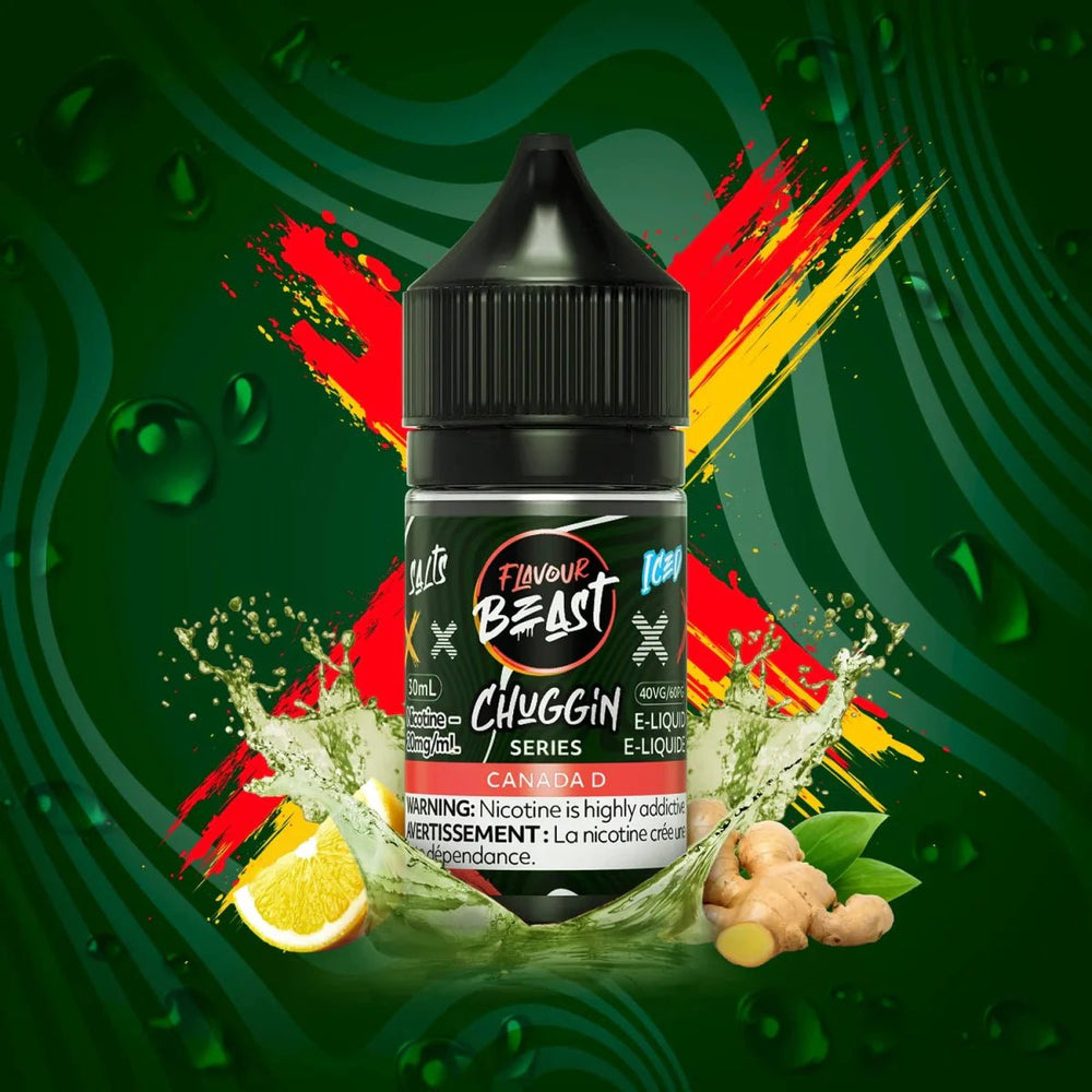 FLAVOUR BEAST - Chuggin Canada D Iced by Flavour Beast - Salt Nic Vape Juice - Psycho Vape