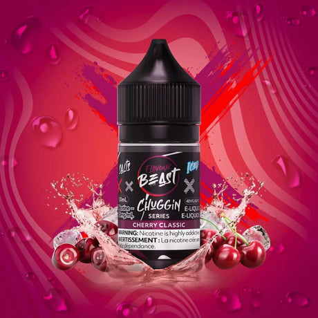 FLAVOUR BEAST - Chuggin Cherry Classic Iced by Flavour Beast - Salt Nic Vape Juice - Psycho Vape
