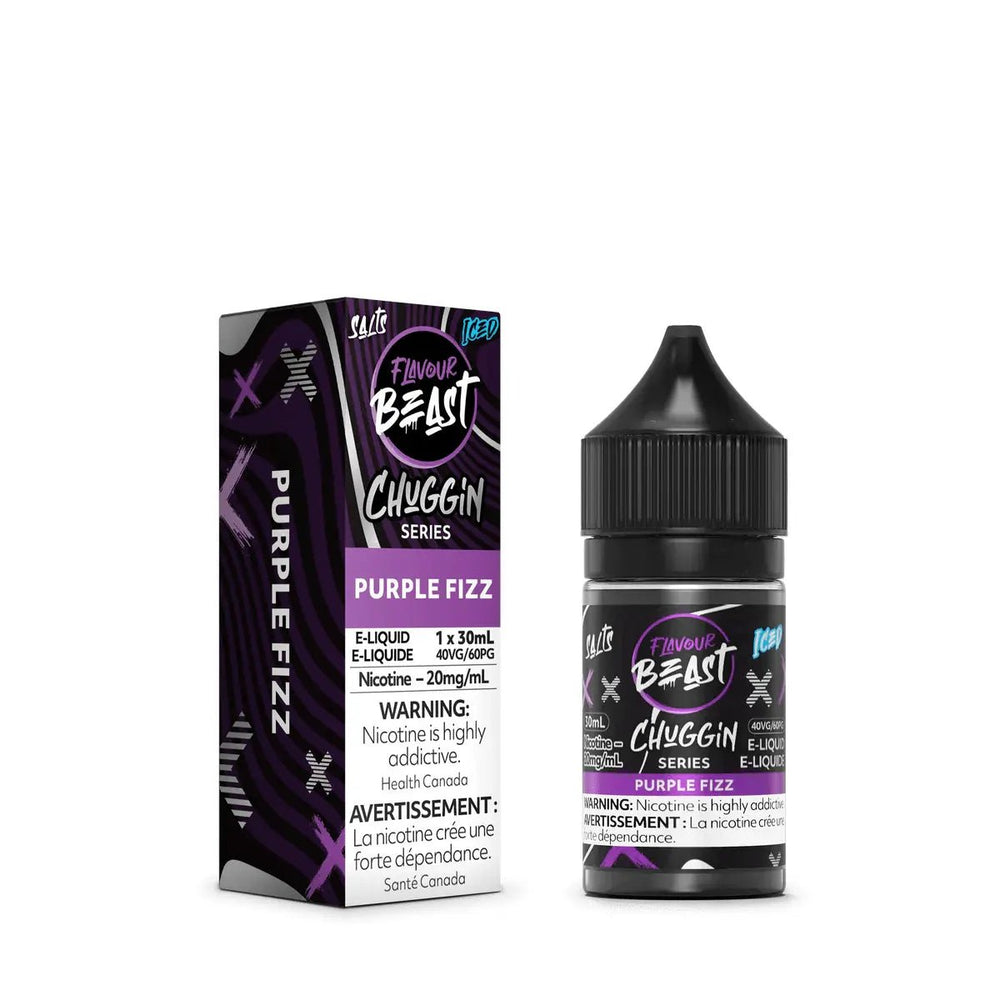FLAVOUR BEAST - Chuggin Purple Fizz Iced by Flavour Beast - Salt Nic Vape Juice - Psycho Vape