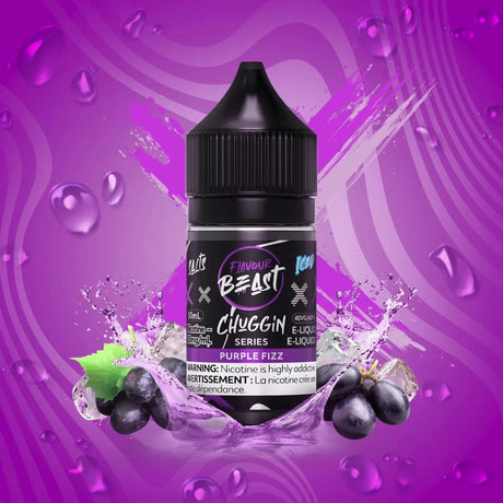 FLAVOUR BEAST - Chuggin Purple Fizz Iced by Flavour Beast - Salt Nic Vape Juice - Psycho Vape