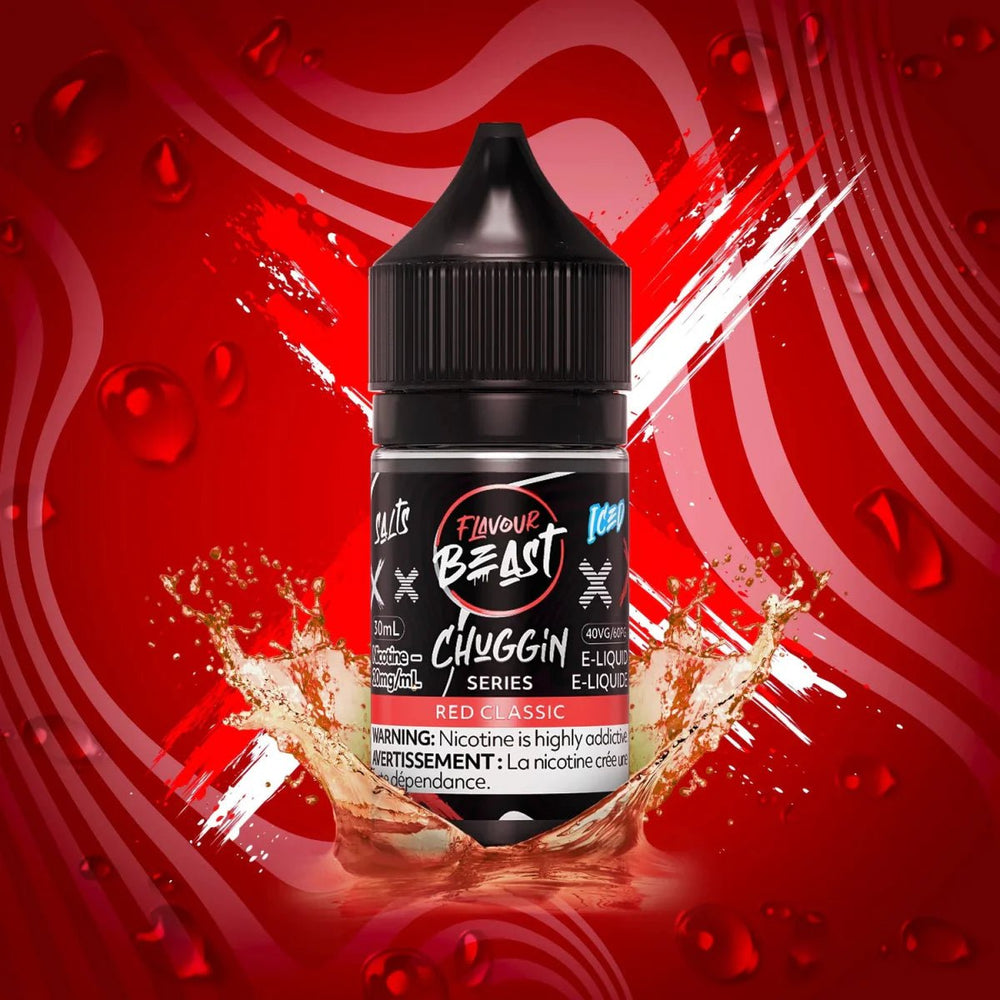 FLAVOUR BEAST - Chuggin Red Classic Iced by Flavour Beast - Salt Nic Vape Juice - Psycho Vape