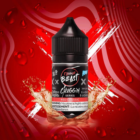 FLAVOUR BEAST - Chuggin Red Classic Iced by Flavour Beast - Salt Nic Vape Juice - Psycho Vape