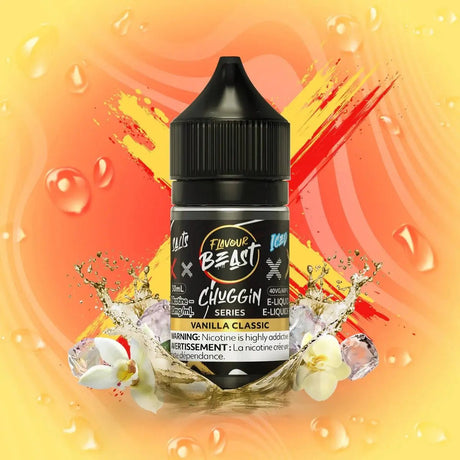 FLAVOUR BEAST - Chuggin Vanilla Classic Iced by Flavour Beast - Salt Nic Vape Juice - Psycho Vape