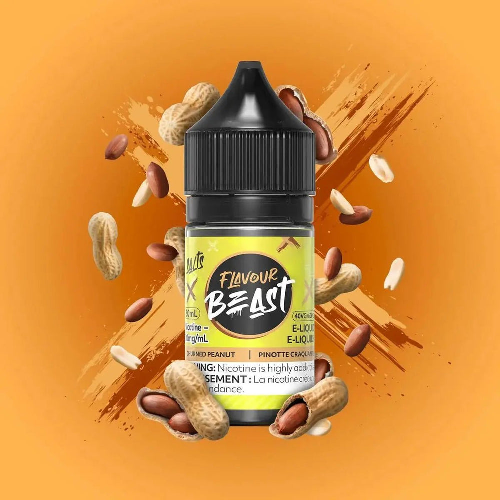 FLAVOUR BEAST - Churned Peanut by Flavour Beast - Salt Nic Vape Juice - Psycho Vape