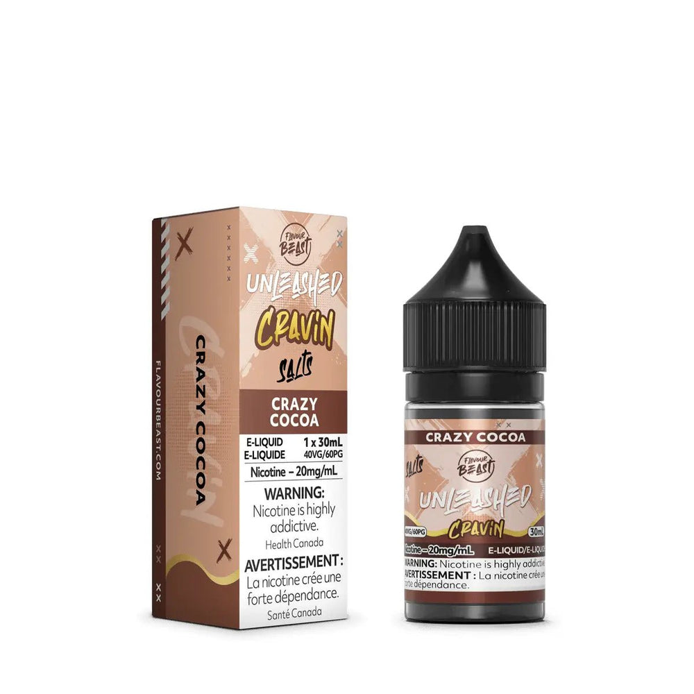 FLAVOUR BEAST - Crazy Cocoa by Flavour Beast Unleashed Cravin - Salt Nic Vape Juice - Psycho Vape