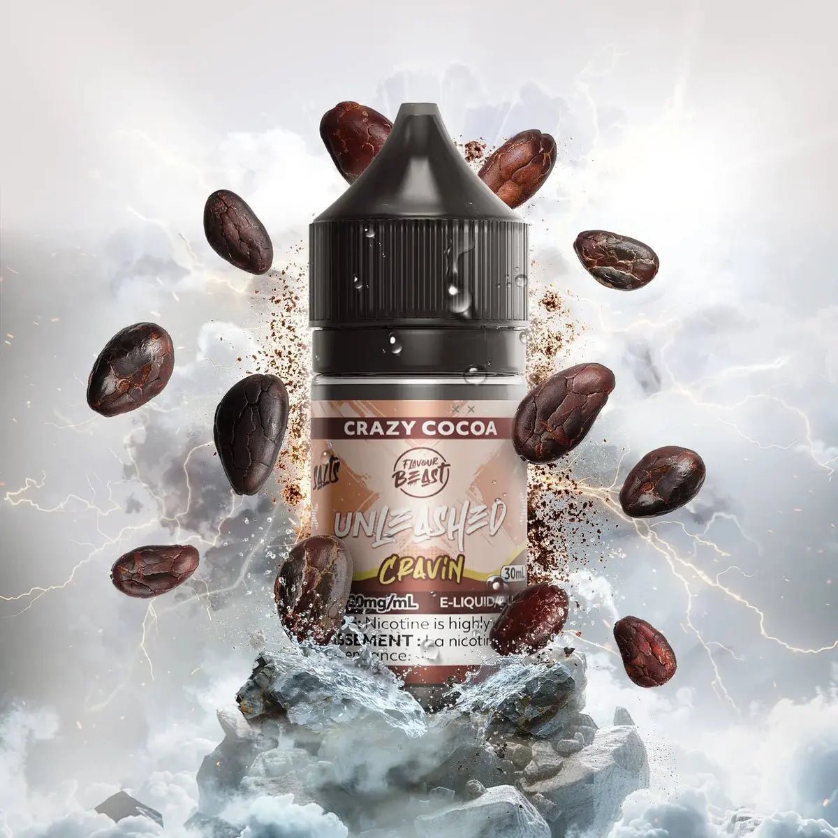 FLAVOUR BEAST - Crazy Cocoa by Flavour Beast Unleashed Cravin - Salt Nic Vape Juice - Psycho Vape